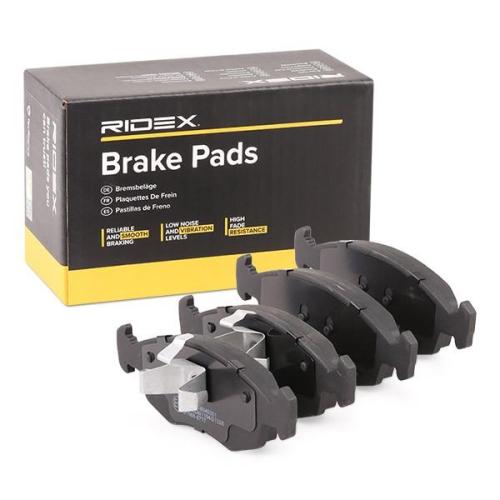 RIDEX Bremsbelagsatz Bremsbeläge Vorne für FIAT 500 (312) 500 C (312) 500e 500L Bild RIDEX Bremsbelagsatz Bremsbeläge Vorne für FIAT 500 (312) 500 C (312) 500e 500L