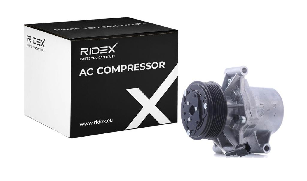 RIDEX A/C Kompressor für Klimaanlage Klimakompressor mit ID: CR08b mit 100mm