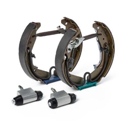 RIDEX Bremsenset Trommelbremse Bremsbacken Satz mit Radbremszylinder mit Hinten Bild RIDEX Bremsenset Trommelbremse Bremsbacken Satz mit Radbremszylinder mit Hinten