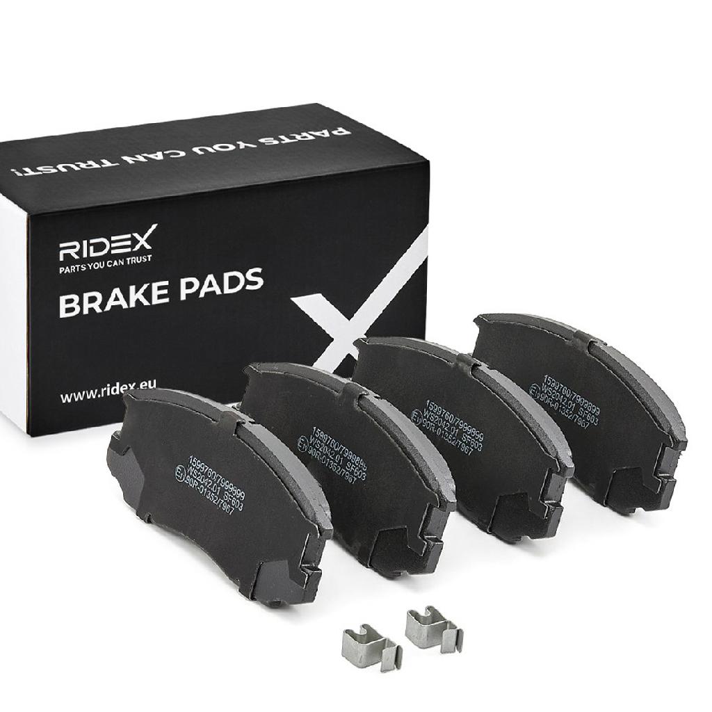 RIDEX Bremsbelagsatz Bremsbeläge Vorne für DAIHATSU TERIOS (J2) für MITSUBISHI