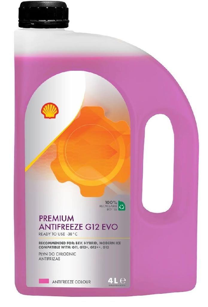 SHELL Kühlmittel Kühlflüssigkeit violett 4L Kühlerfrostschutz