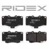 RIDEX Bremsbelagsatz Bremsbeläge Vorne für TOYOTA LAND CRUISER 90 (J9) Bild RIDEX Bremsbelagsatz Bremsbeläge Vorne für TOYOTA LAND CRUISER 90 (J9)