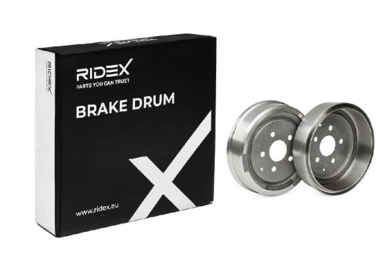 RIDEX 123B0066 2x Bremstrommeln Set Hinten AußenØ286mm für VW Bild RIDEX 123B0066 2x Bremstrommeln Set Hinten AußenØ286mm für VW