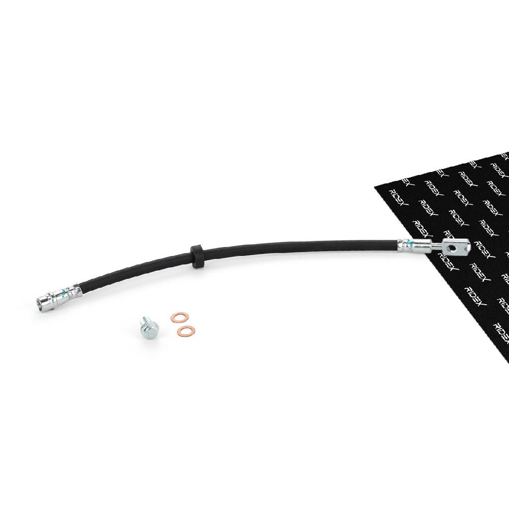 RIDEX Bremsschlauch 83B0231 VORNE BREMSSCHLÄUCHE Länge: 384mm mit Hohlschraube
