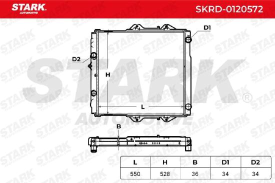 STARK SKRD-0120572 Motorkühler / Wasserkühler für TOYOTA HILUX VI Pick-up (N1) Bild STARK SKRD-0120572 Motorkühler / Wasserkühler für TOYOTA HILUX VI Pick-up (N1)