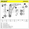 RIDEX 273C0701 Lenker Radaufhängung Querlenker Front für BMW 3 Limousine (E46) Bild RIDEX 273C0701 Lenker Radaufhängung Querlenker Front für BMW 3 Limousine (E46)