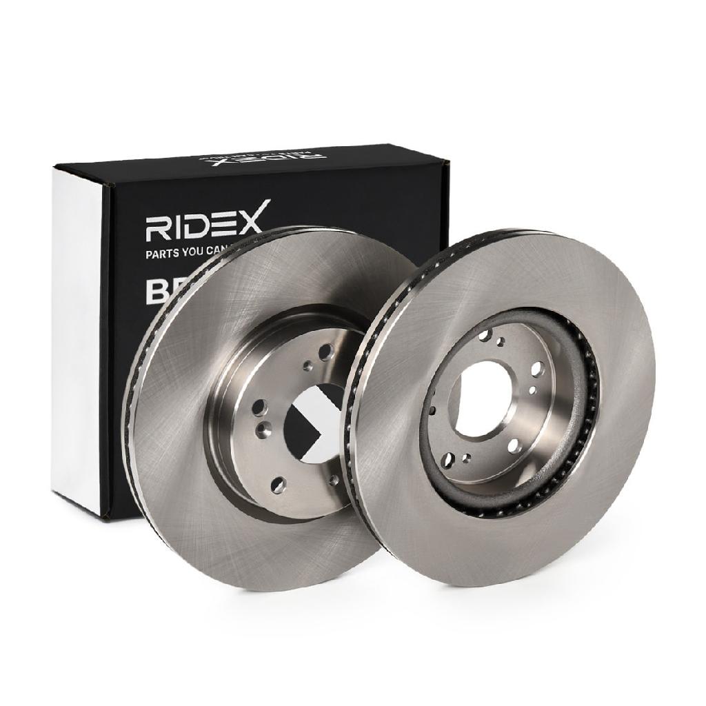 RIDEX 82B1146 2x Bremsscheiben Vorne Ø293mm Belüftet für HONDA CIVIC IX