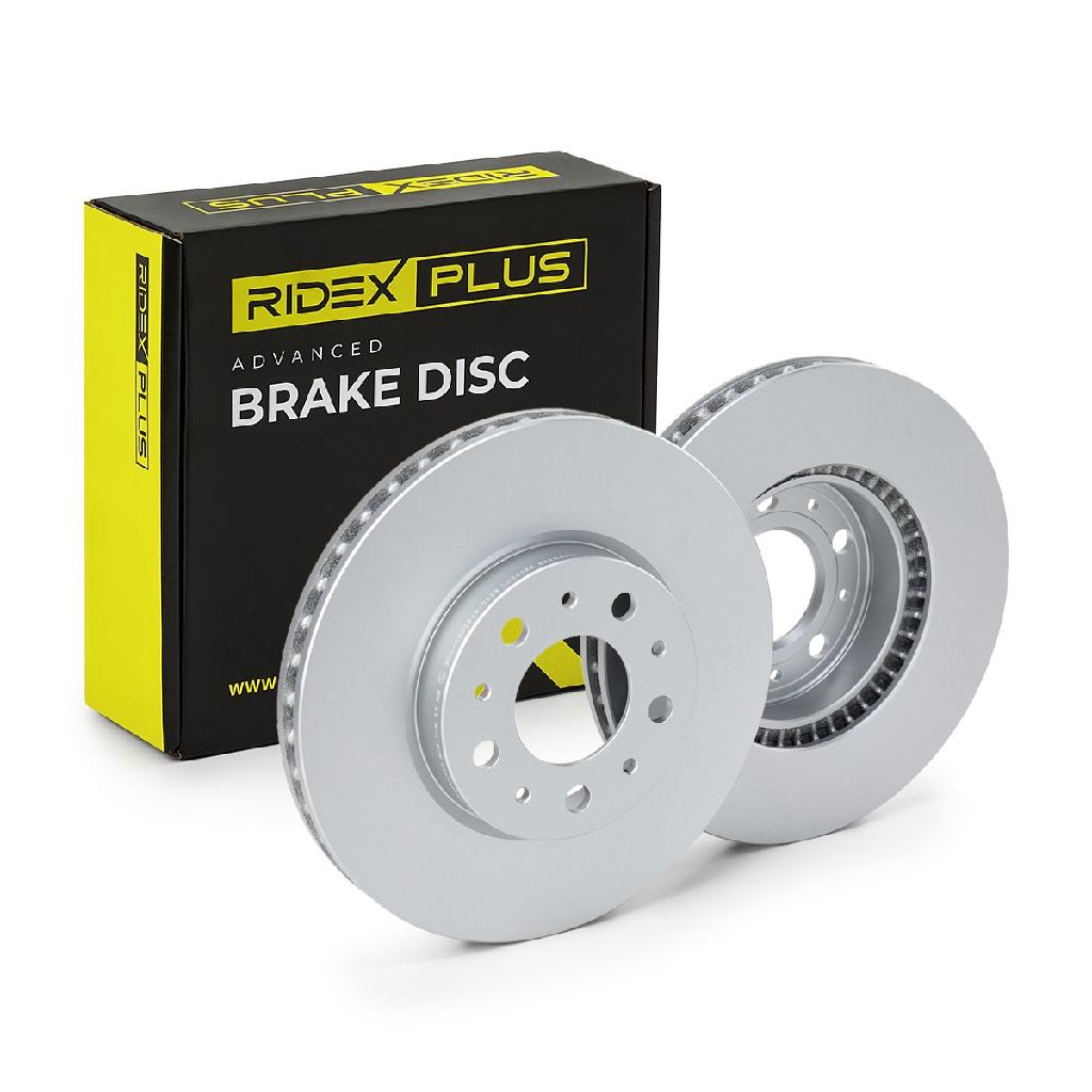 RIDEX PLUS 82B0124P 2x Bremsscheiben Vorne Ø280mm Belüftet für VOLVO V70 I