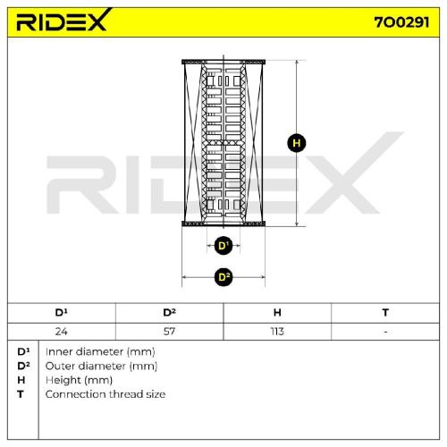 RIDEX Ölfilter Motorölfilter Filtereinsatz 7O0291 für NISSAN Qashqai II Bild RIDEX Ölfilter Motorölfilter Filtereinsatz 7O0291 für NISSAN Qashqai II