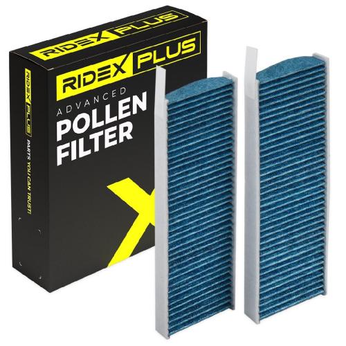 RIDEX PLUS 424I0506P Innenraumfilter Pollenfilter Aktivkohlefilter Höhe: 30 Bild RIDEX PLUS 424I0506P Innenraumfilter Pollenfilter Aktivkohlefilter Höhe: 30