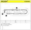 RIDEX ABS-Sensor 412W0094 Vorderachse rechts Sensorart: Hallsensor Anzahl der Bild RIDEX ABS-Sensor 412W0094 Vorderachse rechts Sensorart: Hallsensor Anzahl der