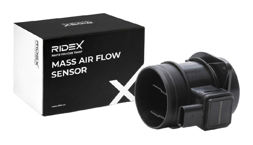 RIDEX 3926A0316 Luftmassenmesser/Luftmengenmesser LMM mit Gehäuse für VW Golf 5I