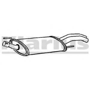 VEGAZ Endschalldämpfer Hinten für VW Golf 1II (1H1) Bild VEGAZ Endschalldämpfer Hinten für VW Golf 1II (1H1)