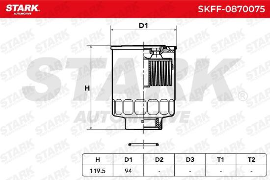 STARK SKFF-0870075 Kraftstofffilter Filter Cartridge für HONDA 16901RJLE01 Bild STARK SKFF-0870075 Kraftstofffilter Filter Cartridge für HONDA 16901RJLE01