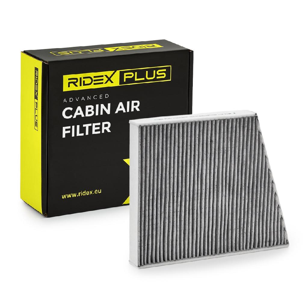 RIDEX PLUS 424I0261P Innenraumfilter Pollenfilter Aktivkohlefilter Höhe: 35