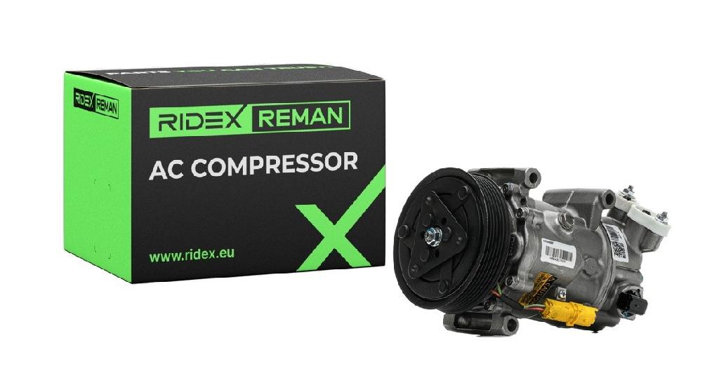 RIDEX REMAN A/C Kompressor für Klimaanlage Klimakompressor mit ID: SD6C12 PAG 46