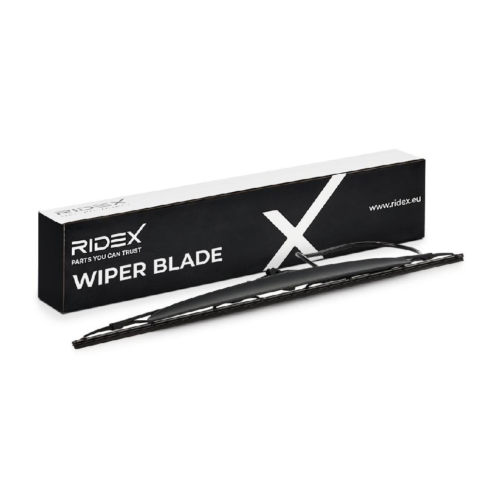 RIDEX Scheibenwischer Wischblatt Stück mit Spoiler Vorne Länge: 650mm mit