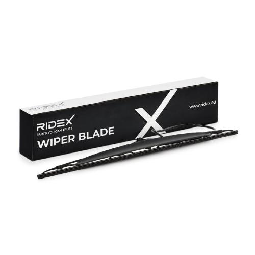 RIDEX Scheibenwischer Wischblatt Stück mit Spoiler Vorne Länge: 650mm mit Bild RIDEX Scheibenwischer Wischblatt Stück mit Spoiler Vorne Länge: 650mm mit