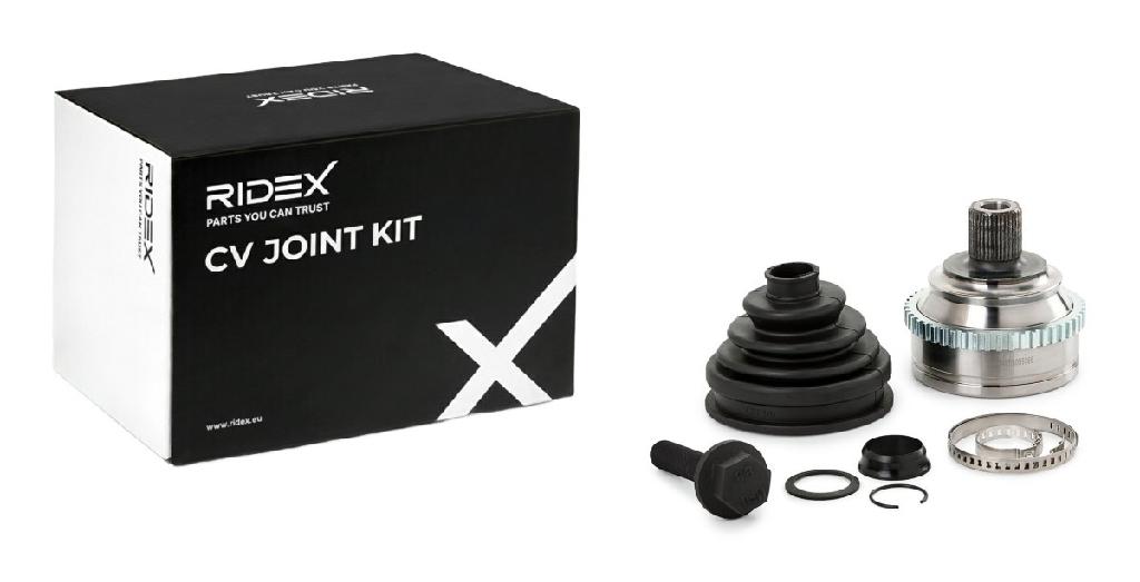 RIDEX 5J0024 Gelenksatz Antriebswelle Achswelle Vorne radseitig für VW