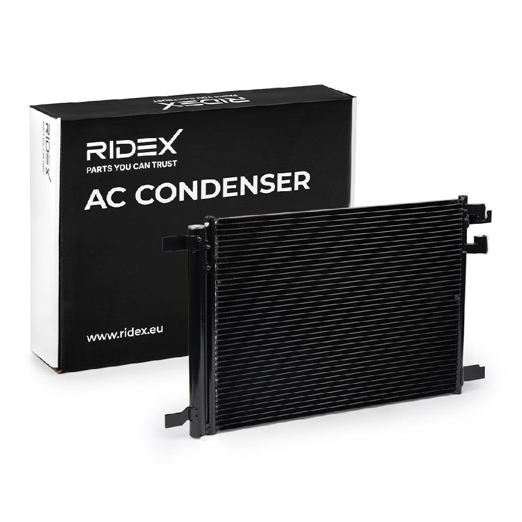 RIDEX 448C0233 Klimakondensator Klimaanlage Auto mit Trockner für VW 5Q0816411BL