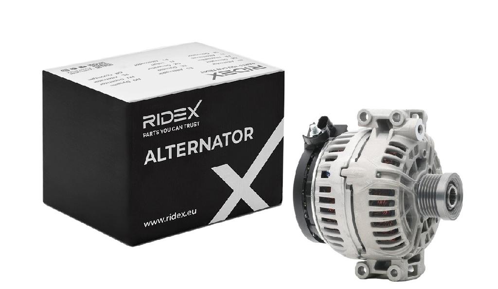RIDEX 4G0818 Lichtmaschine 155A 14V Drehrichtung im Uhrzeigersinn mit für BMW