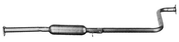 VEGAZ Mittelschalldämpfer für HONDA PRELUDE III (BA)