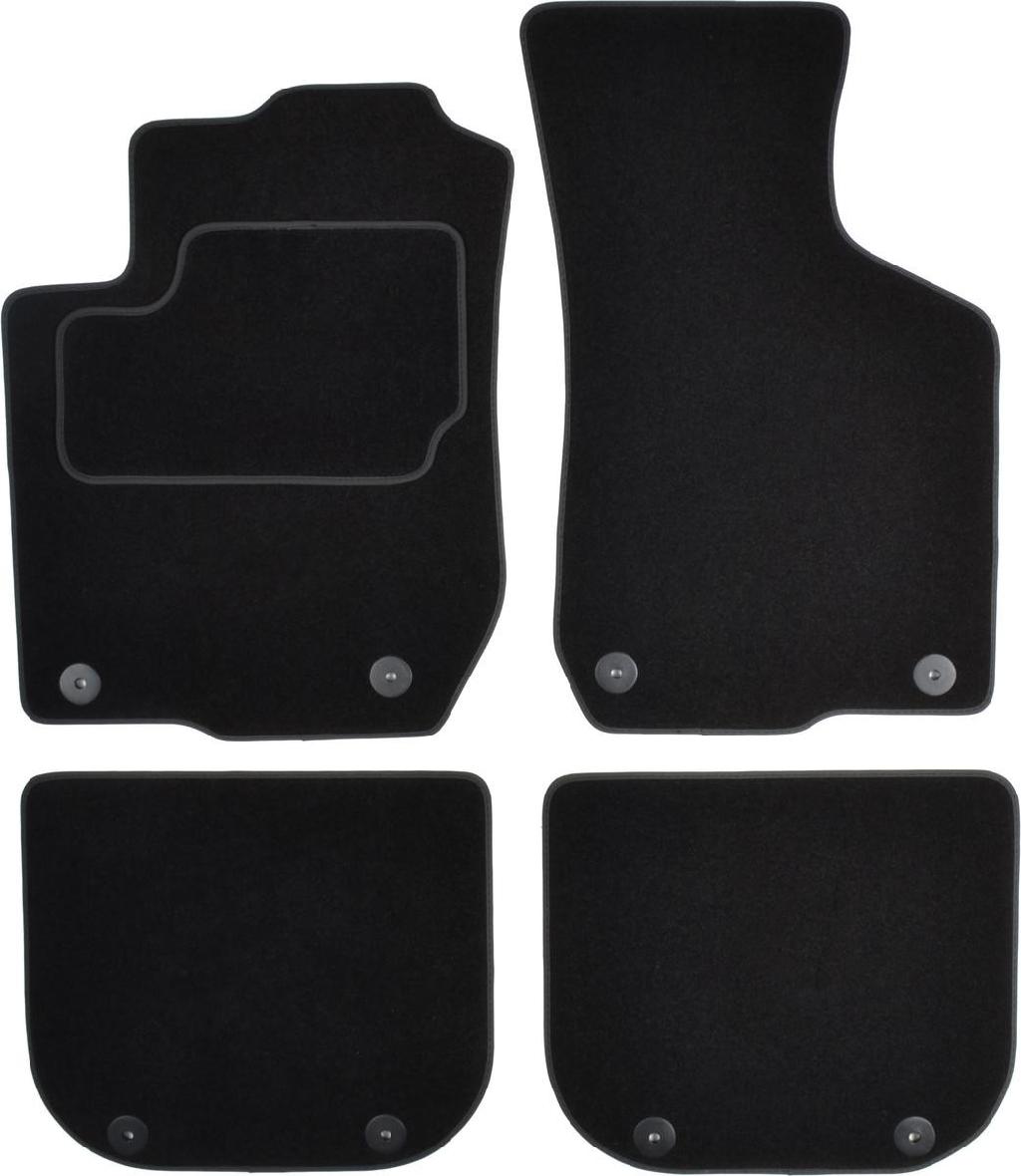 CUSTOPOL AUD70S Fußmatten Set Vorne und Hinten für AUDI A3 Schrägheck (8L1)