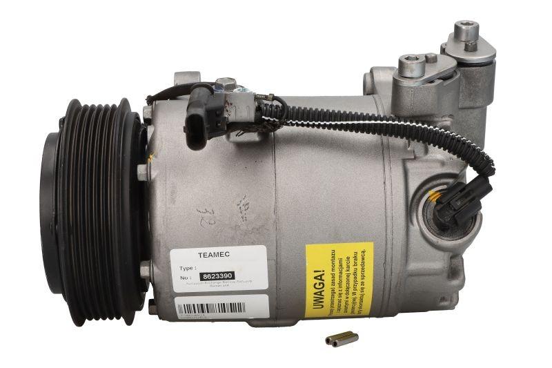 TEAMEC A/C Kompressor für Klimaanlage Klimakompressor mit ID: 6SAS14A mit ID: