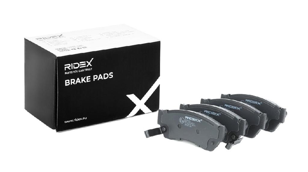 RIDEX Bremsbelagsatz Bremsbeläge Vorne für SUZUKI SWIFT II Schrägheck (EA, MA)