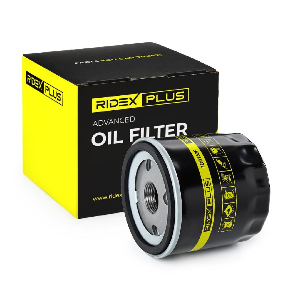 RIDEX PLUS Ölfilter Motorölfilter Anschraubfilter 7O0152P für FIAT PANDA (169)