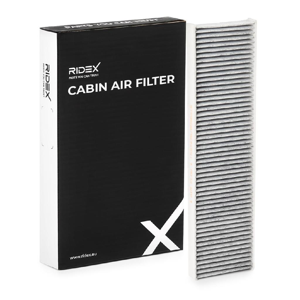 RIDEX 424I0210 Innenraumfilter Pollenfilter Aktivkohlefilter Höhe: 32 Breite: