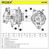 RIDEX 4G1100 Lichtmaschine 90A 14V Drehrichtung im Uhrzeigersinn mit MD162964 Bild RIDEX 4G1100 Lichtmaschine 90A 14V Drehrichtung im Uhrzeigersinn mit MD162964