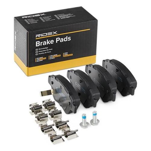 RIDEX Bremsbelagsatz Bremsbeläge Vorne für OPEL Corsa D Schrägheck (S07) Adam Bild RIDEX Bremsbelagsatz Bremsbeläge Vorne für OPEL Corsa D Schrägheck (S07) Adam