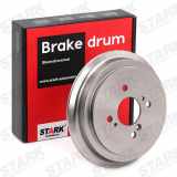 STARK SKBDM-0800027 2x Bremstrommeln Set Hinten InnenØ200mm AußenØ244,6mm