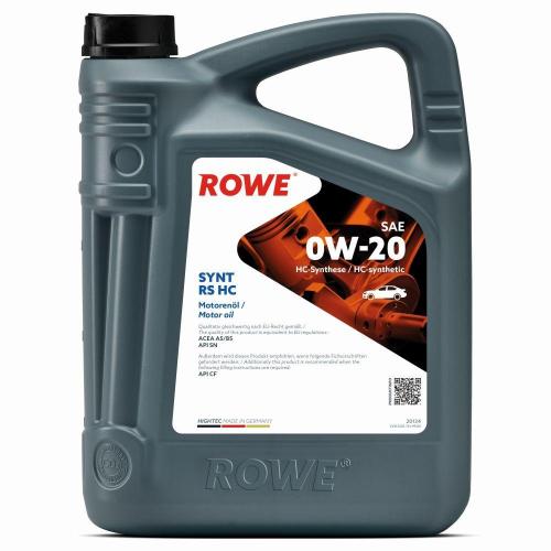 ROWE Motoröl 0W-20 HIGHTEC HC Synthese Öl (Hydro-Cracked) Motor Öl ACEA A5/B5 5L Bild ROWE Motoröl 0W-20 HIGHTEC HC Synthese Öl (Hydro-Cracked) Motor Öl ACEA A5/B5 5L