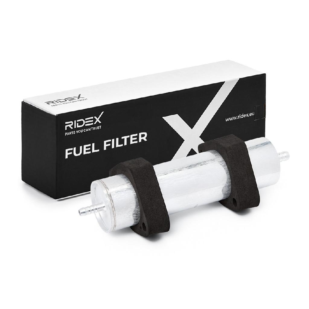 RIDEX 9F0048 Kraftstofffilter Diesel Filter Line Filter mit Klemmhalter für AUDI