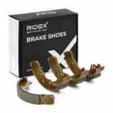 RIDEX Bremsbacken Satz für Trommelbremse Hinten ohne Hebel ohne Handbremshebel