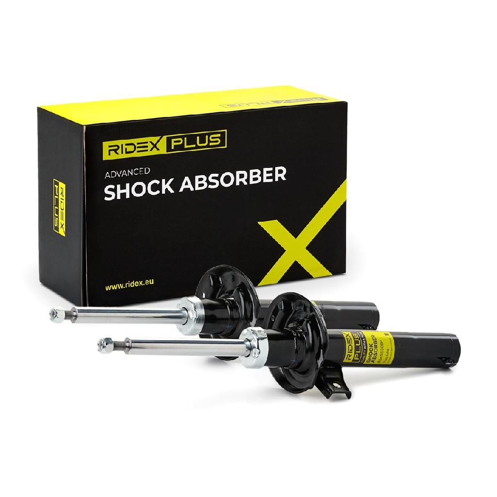 RIDEX PLUS 854S1731P 2x Stoßdämpfer Gasdruck Vorne für VW Golf 5I (5K1)