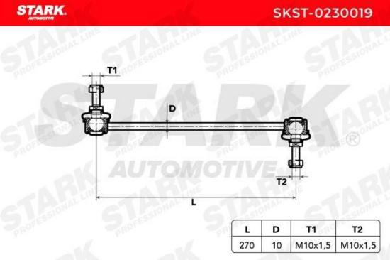 STARK 1x Koppelstange Stabilisator Vorne beidseitig für BMW 3 Limousine (E46) Bild STARK 1x Koppelstange Stabilisator Vorne beidseitig für BMW 3 Limousine (E46)