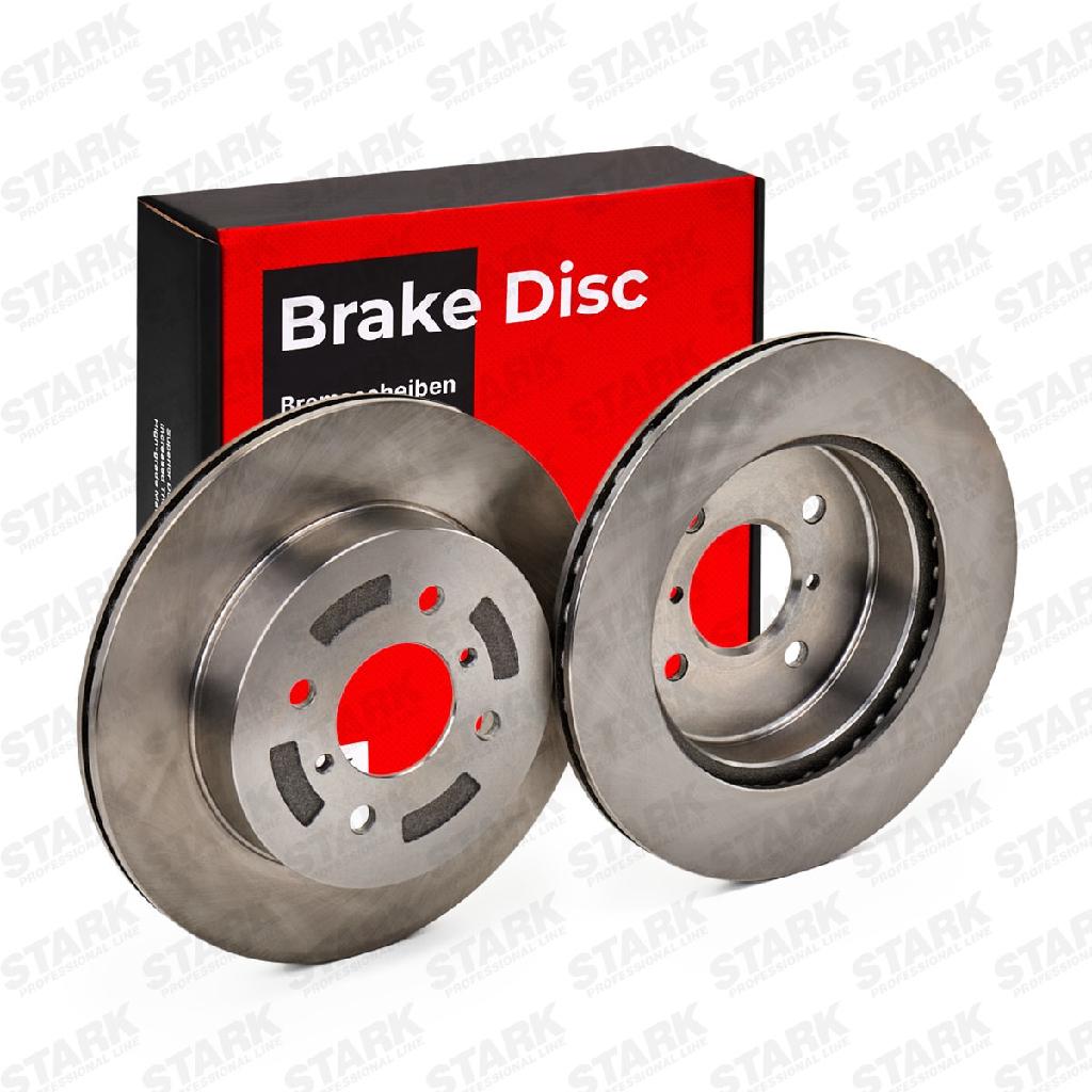 STARK SKBD-0020350 2x Bremsscheiben Vorne Ø256,8mm Belüftet für SUZUKI