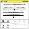 RIDEX Scheibenwischer Satz Wischerblätter Satz ohne Spoiler Vorne Länge 1: 550mm Bild RIDEX Scheibenwischer Satz Wischerblätter Satz ohne Spoiler Vorne Länge 1: 550mm