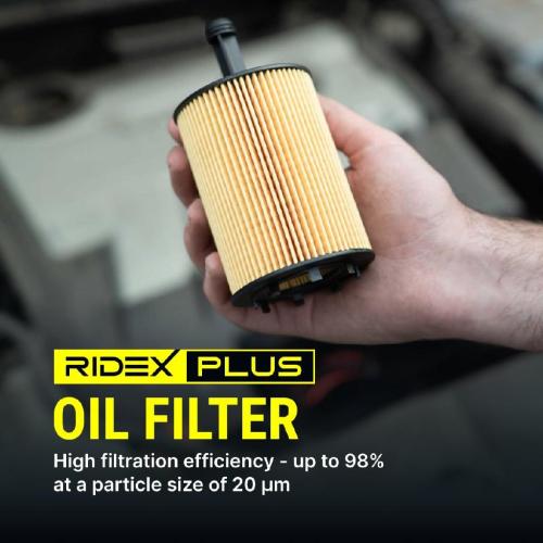 RIDEX PLUS Ölfilter Motorölfilter Filtereinsatz 7O0002P für VW Golf 5I (5K1) Bild RIDEX PLUS Ölfilter Motorölfilter Filtereinsatz 7O0002P für VW Golf 5I (5K1)