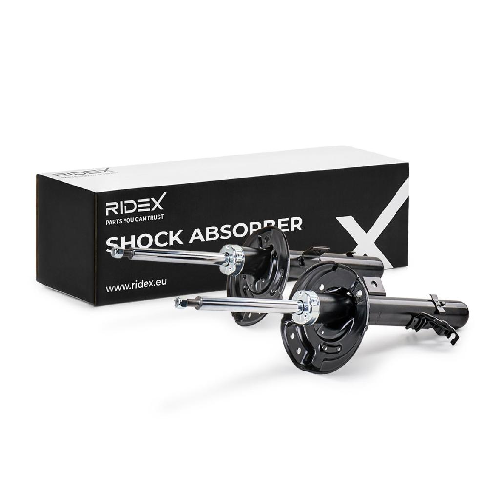 RIDEX 854S2201 2x Stoßdämpfer Federbein Gasdruck Vorne für NISSAN Qashqai II