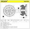 RIDEX 1180S0155 Federbeinstützlager ohne Kugellager Vorne 6393230120 A6393230520 Bild RIDEX 1180S0155 Federbeinstützlager ohne Kugellager Vorne 6393230120 A6393230520