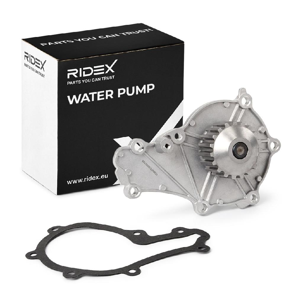 RIDEX 1260W0017 Kühlmittelpumpe Motorkühlung Wasserpumpe mechanisch 19-Zähn