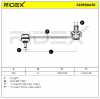 RIDEX 1x Koppelstange Stabilisator Vorne links für HYUNDAI i20 (PB, PBT) für KIA Bild RIDEX 1x Koppelstange Stabilisator Vorne links für HYUNDAI i20 (PB, PBT) für KIA