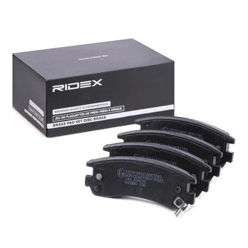 RIDEX Bremsbelagsatz Bremsbeläge Hinten für MITSUBISHI 3000 GT Coupe (Z1A) Bild RIDEX Bremsbelagsatz Bremsbeläge Hinten für MITSUBISHI 3000 GT Coupe (Z1A)