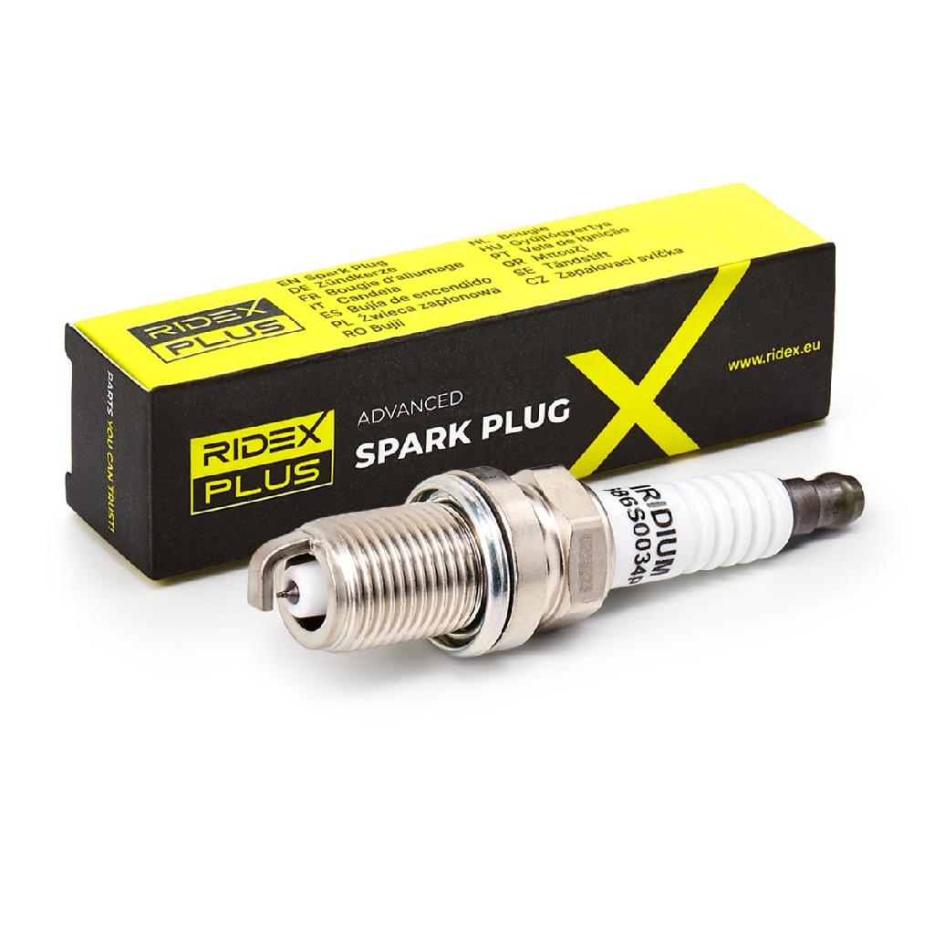 RIDEX PLUS 686S0034P Zündkerze Iridium Iridium Spanner Size: 16 mm Gewindelänge: