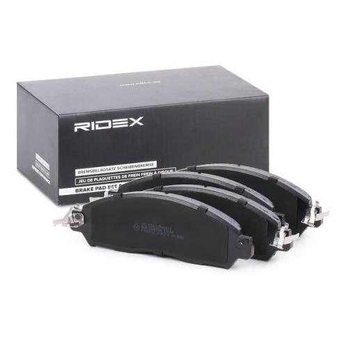 RIDEX Bremsbelagsatz Bremsbeläge Vorne für NISSAN NP300 Navara Pickup (D23) Bild RIDEX Bremsbelagsatz Bremsbeläge Vorne für NISSAN NP300 Navara Pickup (D23)