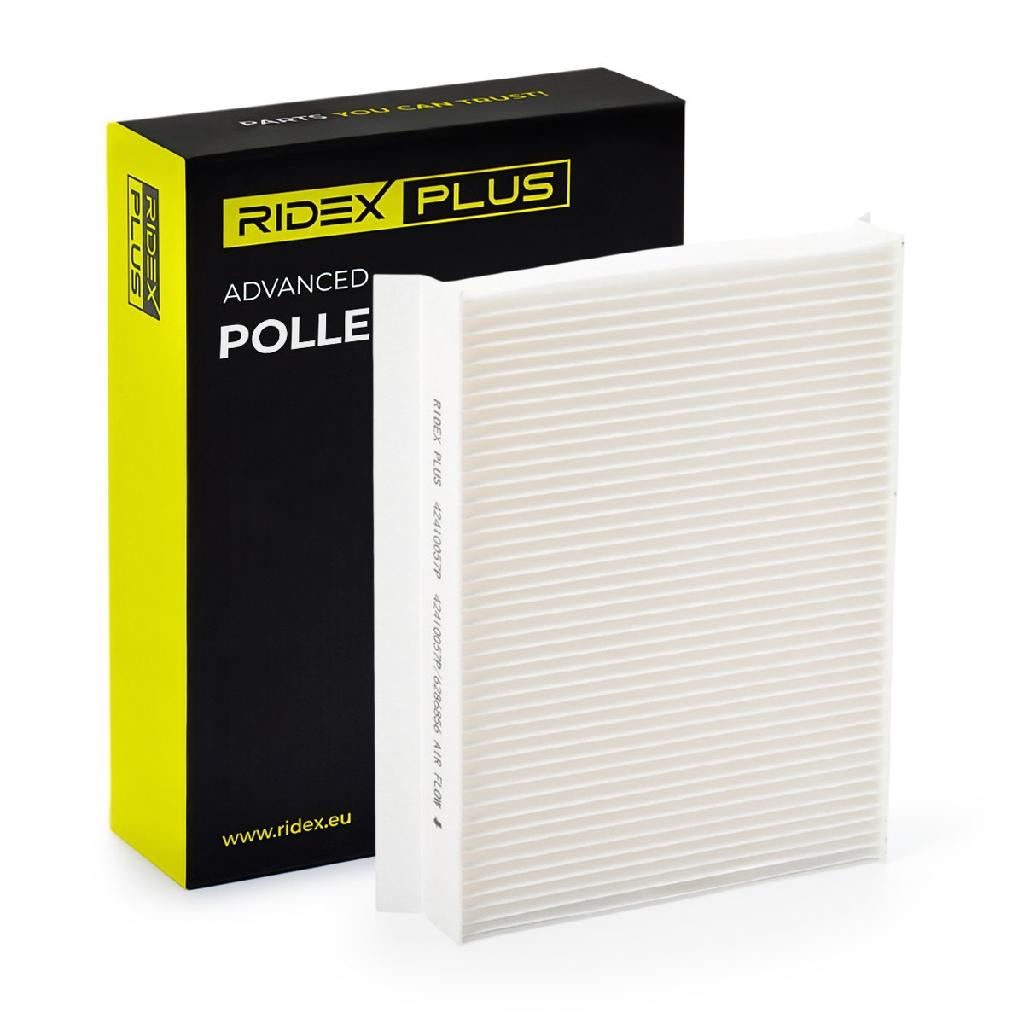 RIDEX PLUS 424I0057P Innenraumfilter Pollenfilter Höhe: 25 Breite: 166 Länge: